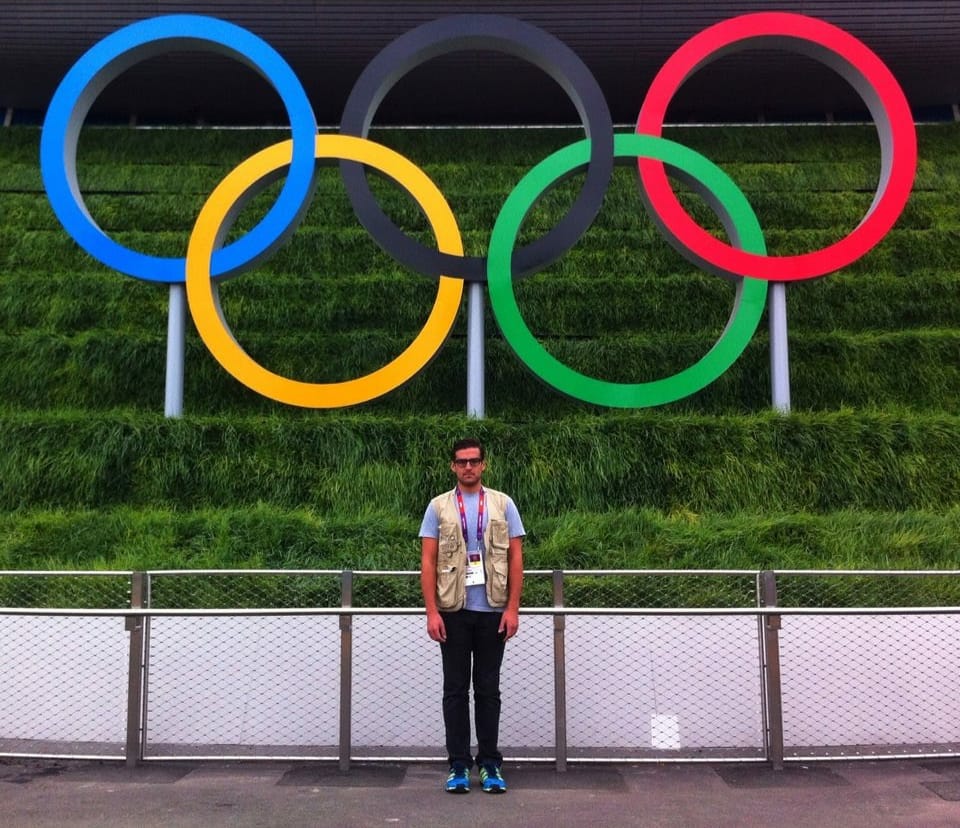 Jordan Naholowaa Murph at the London 2012 Olympics